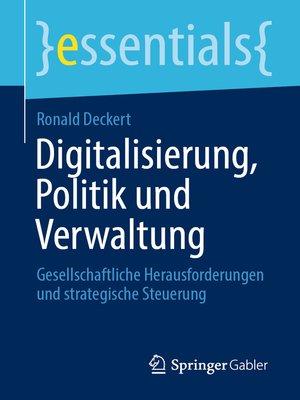 cover image of Digitalisierung, Politik und Verwaltung